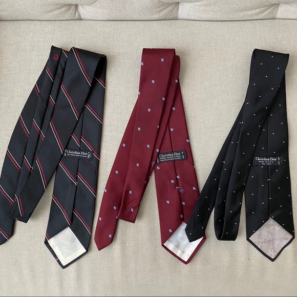 Christian Dior authentic vintage ties - Picture 2 of 8